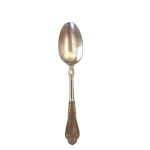 Vintage 1927 Ralp H. Hogan Silverplate Spoon Ornate Design Collectible Flatware